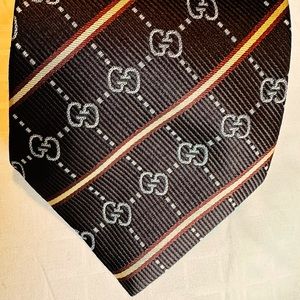 Gucci Pattern Silk Tie
